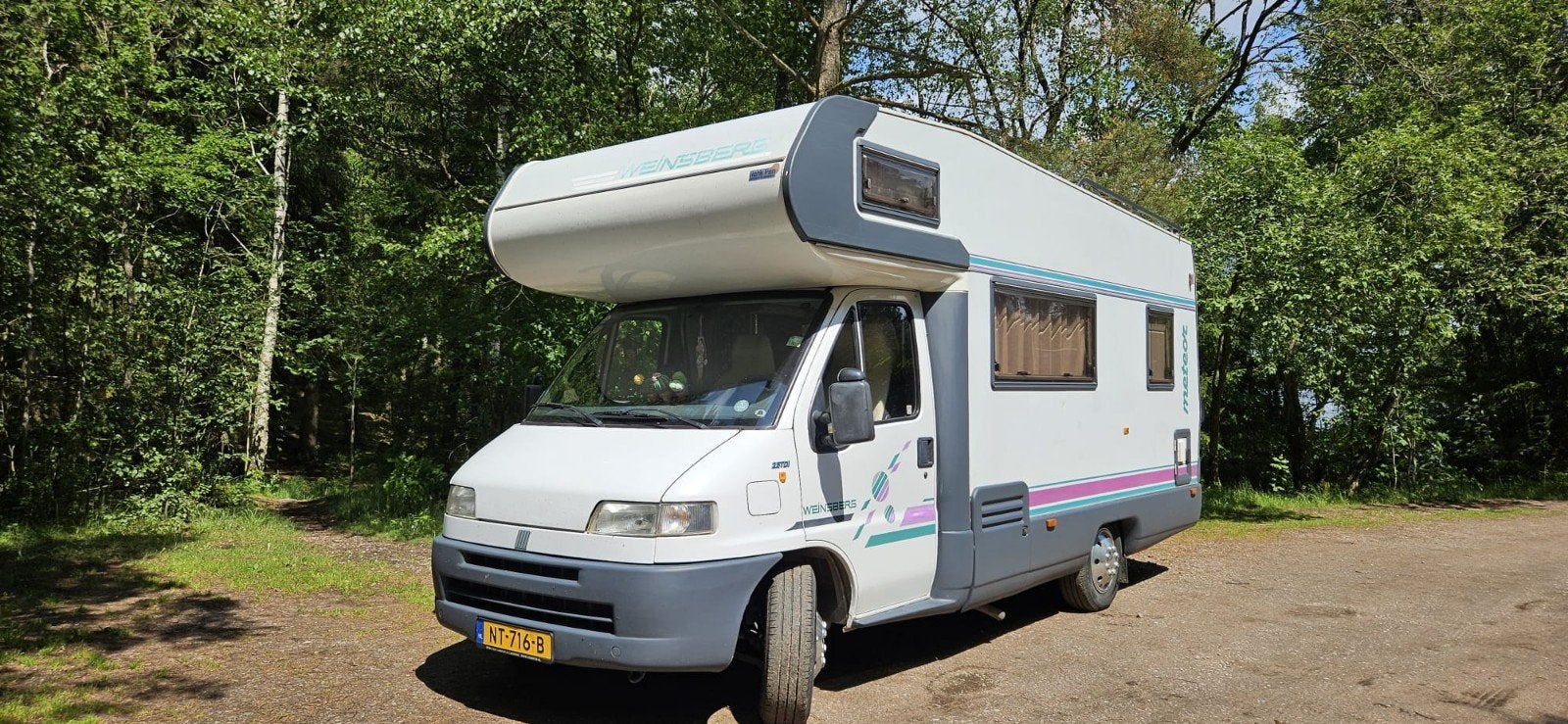 fiat ducato 2.5 TDI camper uit 1996, Alkoof, Ringverwarming, Boiler, Particulier