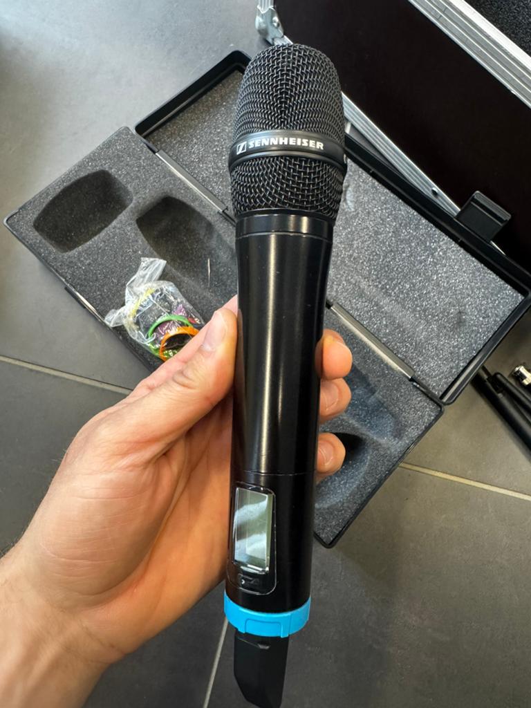 Sennheiser SKM-2000-AW-X handheld set, Ophalen of Verzenden, Gebruikt, Zangmicrofoon