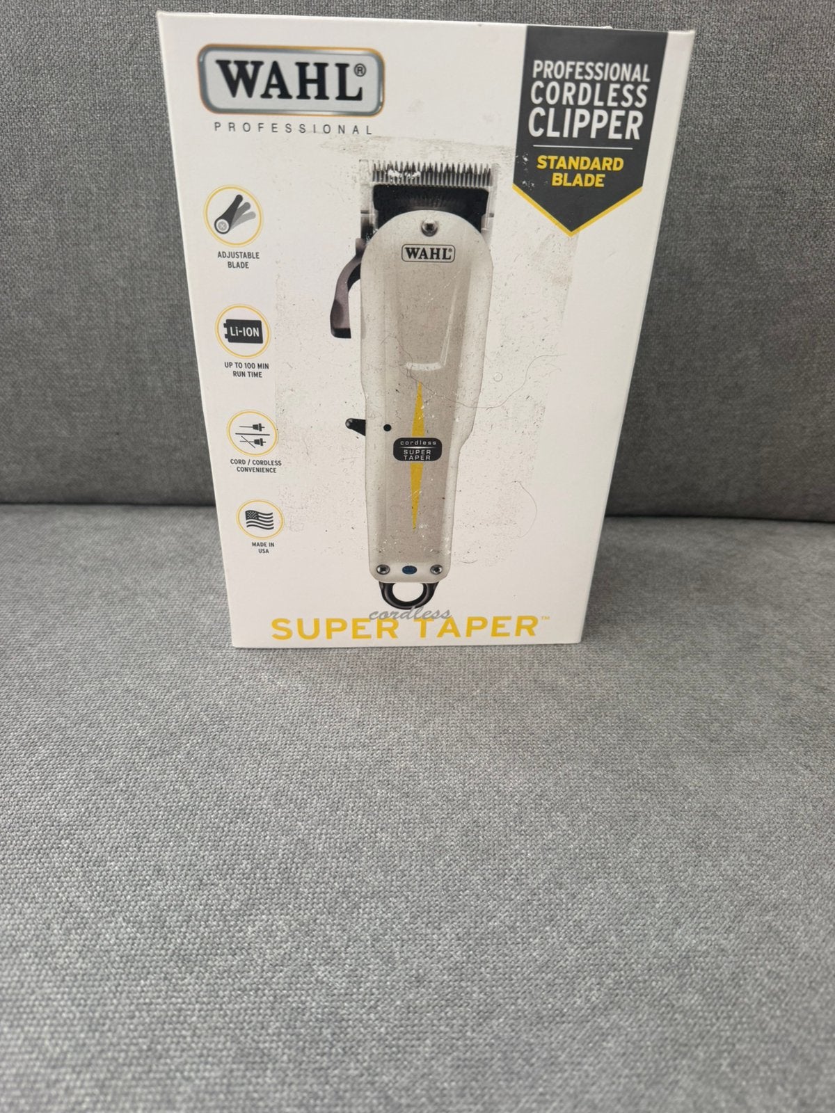 Wahl Super Taper cordless  clipper tondeuse, Ophalen of Verzenden, Zo goed als nieuw, Tondeuse