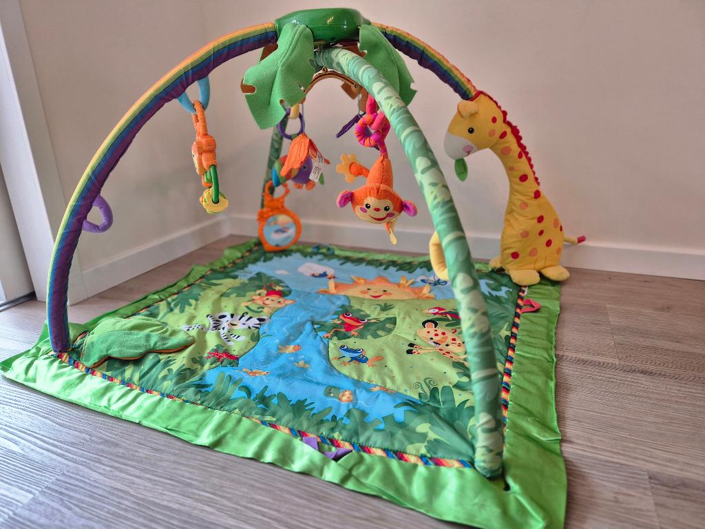 Baby gym 'Regenwoud' van Fisher Price, Ophalen of Verzenden, Gebruikt, Speelset, Met licht