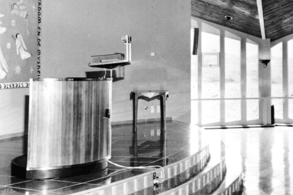 969226	Katwijk	aan Zee	1971 Kapel Overduin Wederopbouw, Ophalen of Verzenden, 1960 tot 1980, Gelopen, Zuid-Holland