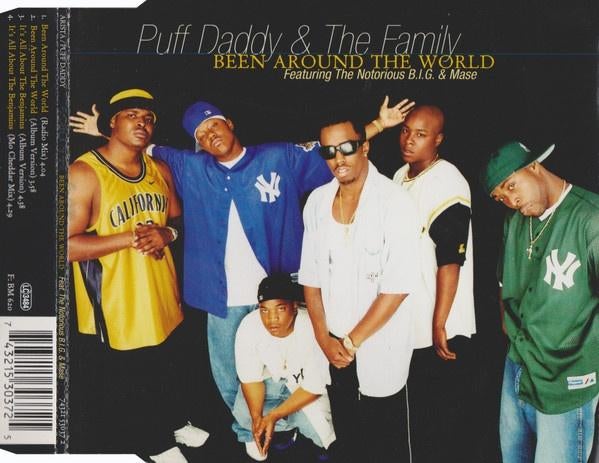 PUFF DADDY CD SINGLE BEEN AROUND THE WORLD NOTORIOUS BIG, 6 singles of meer, Ophalen of Verzenden, Zo goed als nieuw, Pop