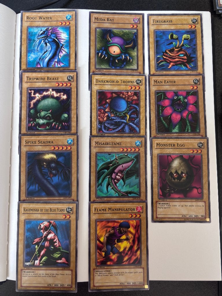 Yu-Gi-Oh! LOB 1st Edition Bundel, Ophalen of Verzenden, Gebruikt, Meerdere kaarten