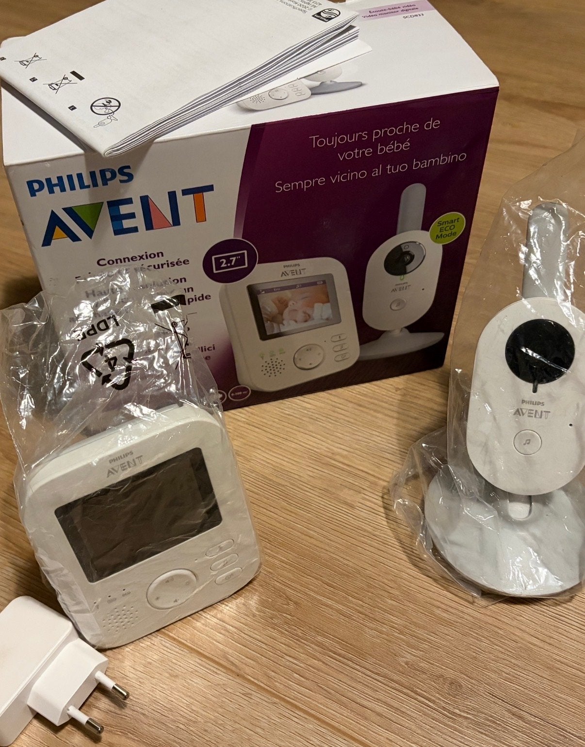 Philips Avent Babyfoon met camera - Zo goed als nieuw, Ophalen of Verzenden, Zo goed als nieuw, 250 meter of meer, Camera
