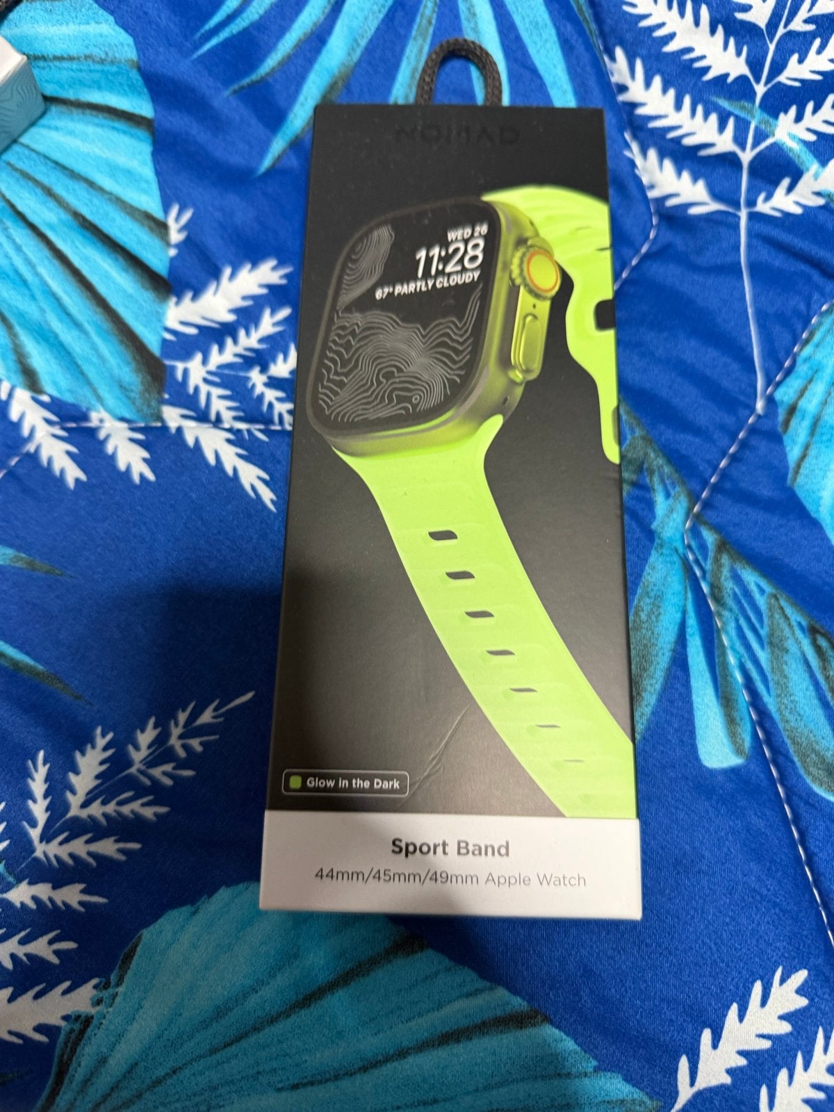 Nomad Sport Band voor Apple Watch - Glow in the Dark, Ophalen of Verzenden, Nieuw, Groen, IOS