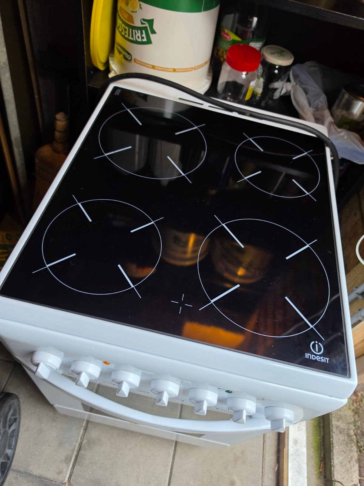 elektrische oven fornuis Nieuw, Witgoed en Apparatuur, Ophalen, 4 kookzones, Zo goed als nieuw, Vrijstaand