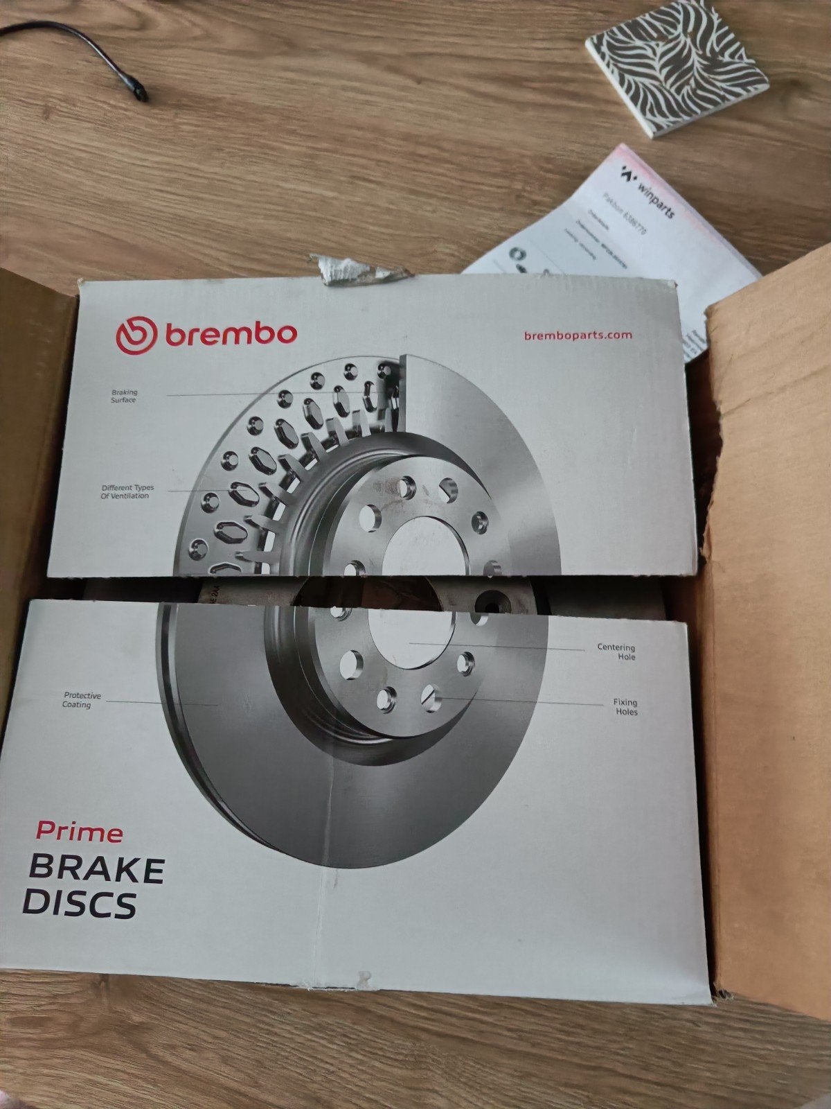 Brembo Remschijven 09.C249.11 vooras. ongebruikt, Ophalen of Verzenden, Nieuw, Hyundai