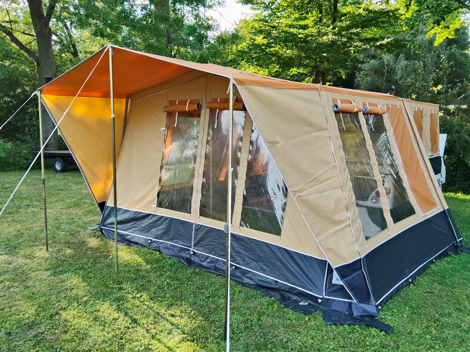 Gerjak Camper bj 2011  MOET NU WEG lattenbodem en luifel, Caravans en Kamperen, Vouwwagens, Ophalen, Tot en met 4, Aanwezig