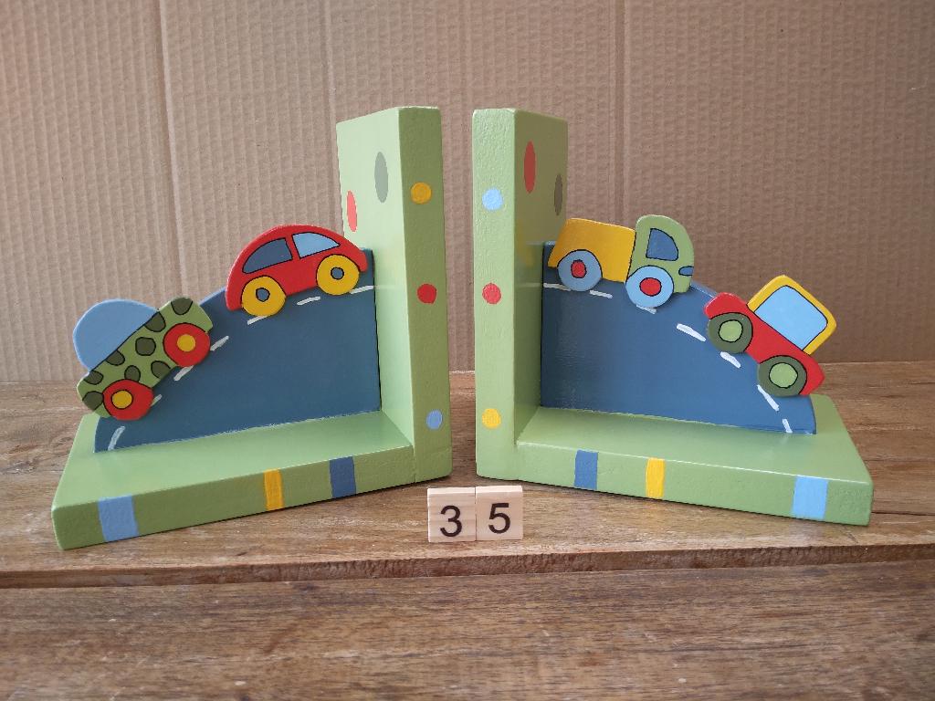 Boekensteun 35 Weg met auto's, Ophalen of Verzenden, Nieuw, Overige typen
