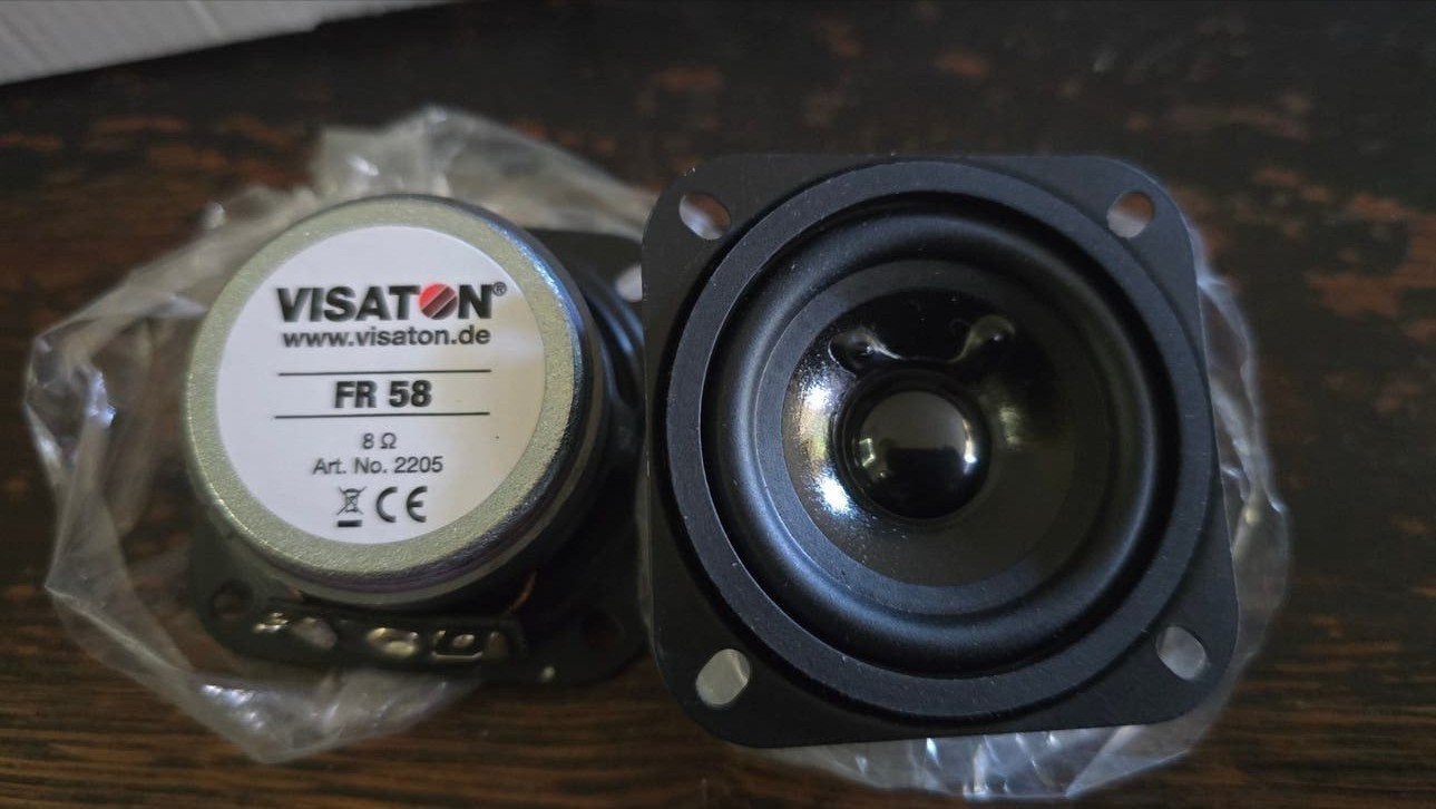 Visaton FR 58 - 8 Ohm breedbandluidsprekers (2 stuks), Overige merken, Overige typen, Nieuw, Ophalen of Verzenden