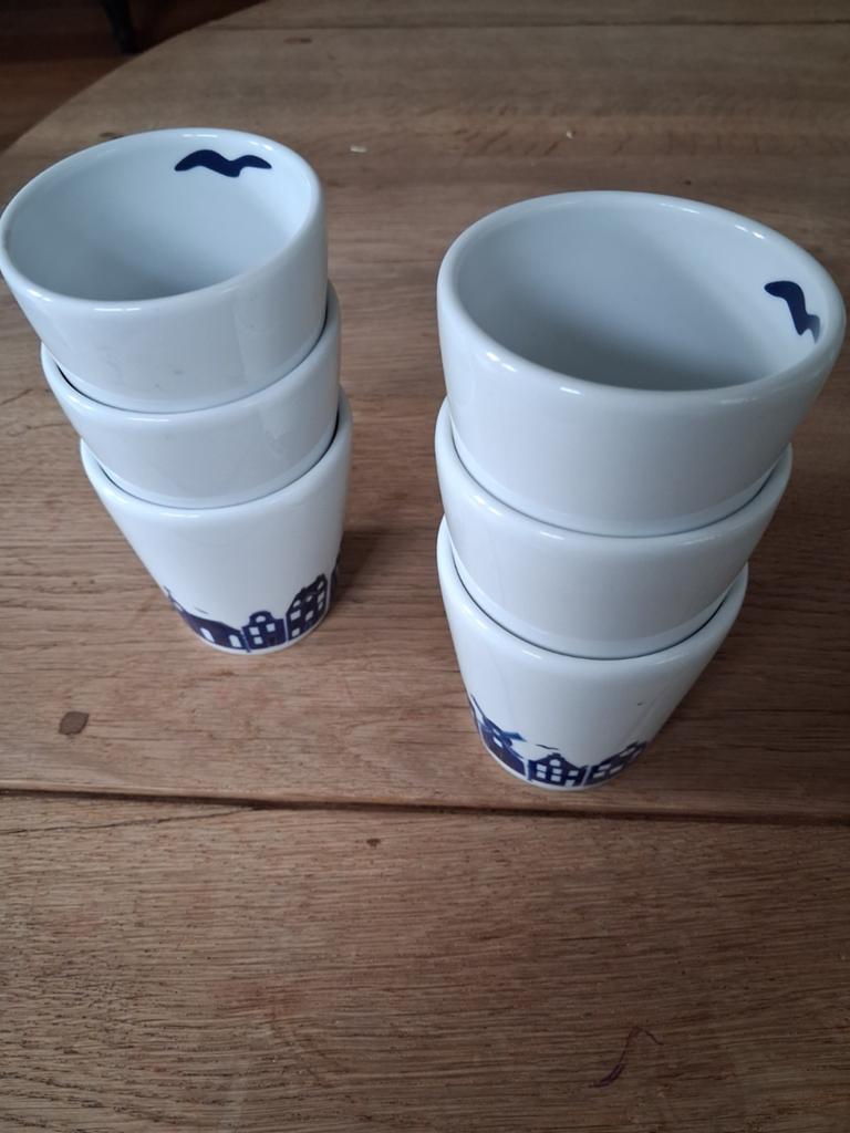 Melk bekers van Schoonhoven keramiek, Verzenden, Keramiek, Overige stijlen, Kop(pen) en/of Schotel(s)