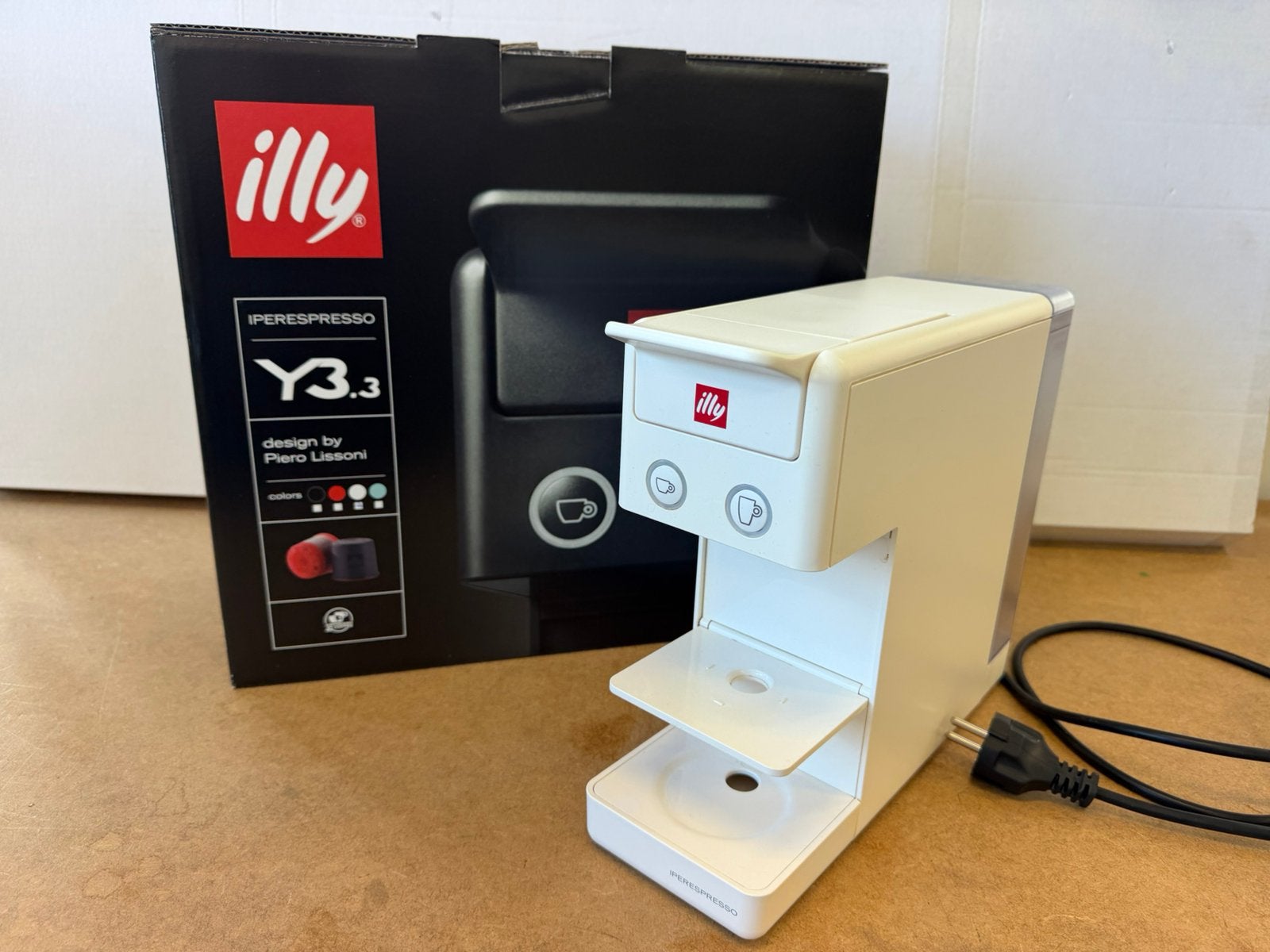 ILLY ESPRESSO KOFFIEMACHINE Y3.3, Ophalen, Zo goed als nieuw, Overige merken
