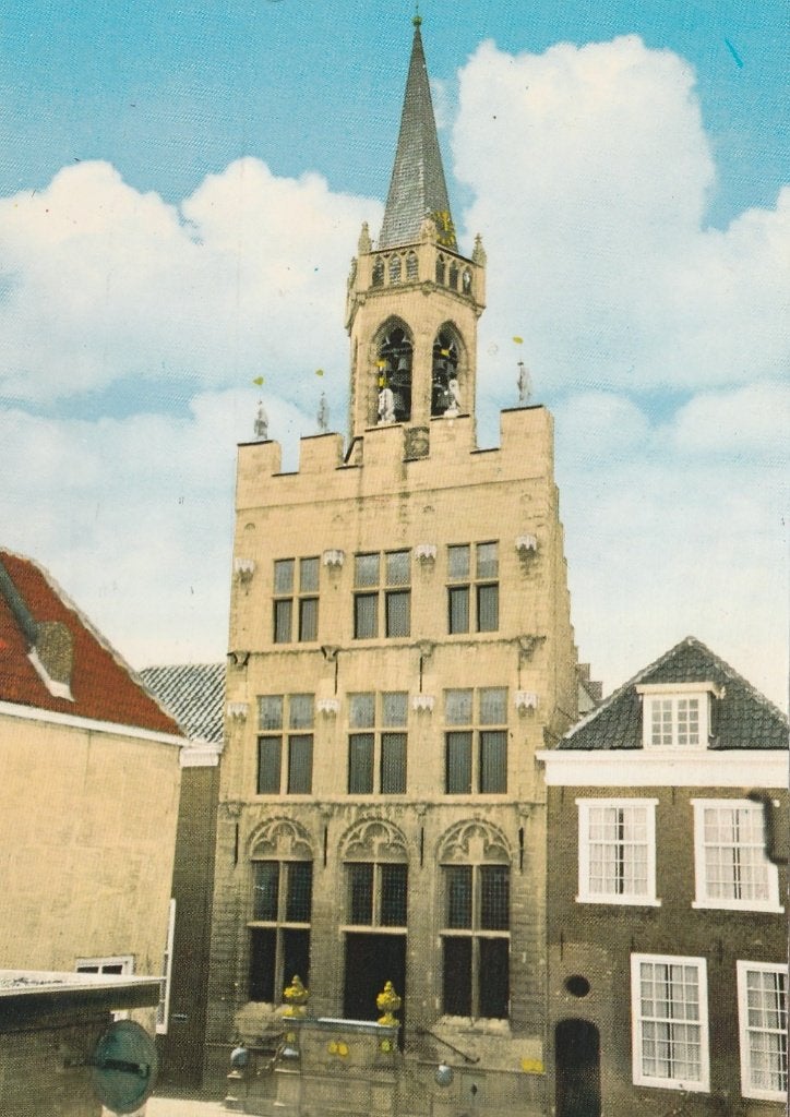 THOLEN Stadhuis, Verzenden, 1980 tot heden, Gelopen, Zeeland