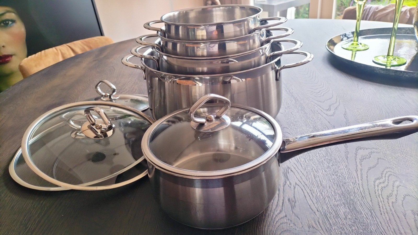 In Zeer goede Staat pannen Set Merk BK., Huis en Inrichting, Gebruikt, BK, Pannenset, Ophalen of Verzenden
