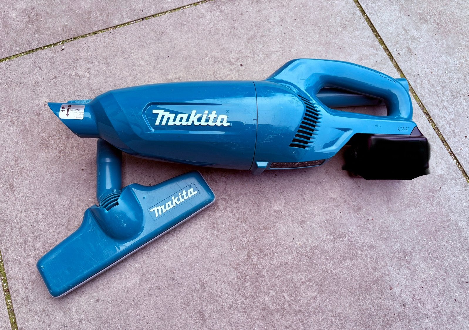 Makita CL108FD CXT 12V Max Steelstofzuiger, Gebruikt, Ophalen of Verzenden, Draadloos, Minder dan 1200 watt