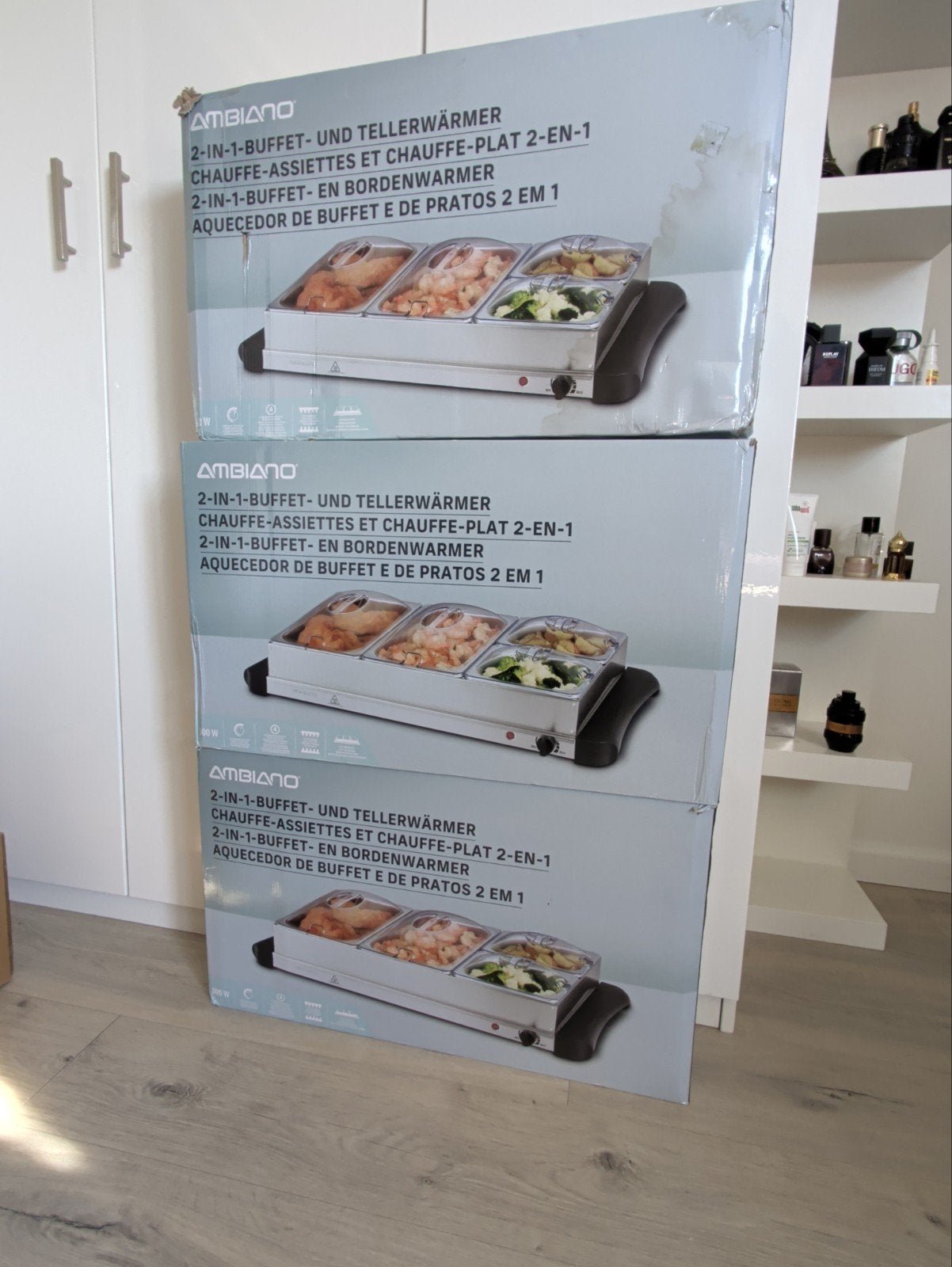 Ambiano 2-in-1 Buffet en Bordenwarmer - Nieuw, Ophalen, Nieuw