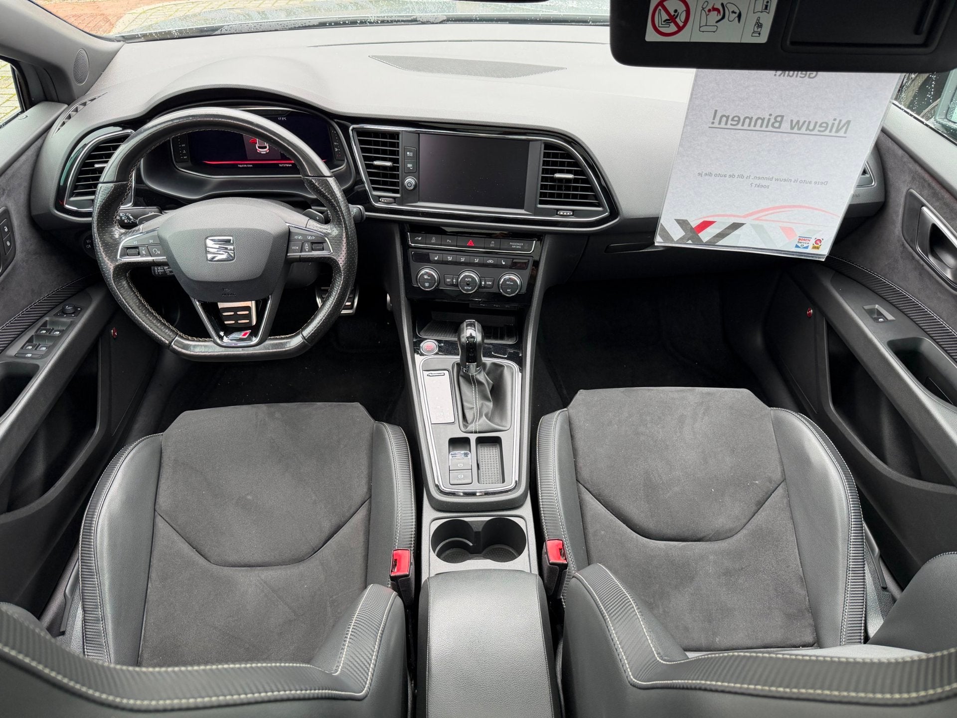 Seat Leon ST 2.0 TSI CUPRA R 300 Carbon I Pano I Camera I AC, Auto's, Voorwielaandrijving, Gebruikt, 4 cilinders, 1984 cc
