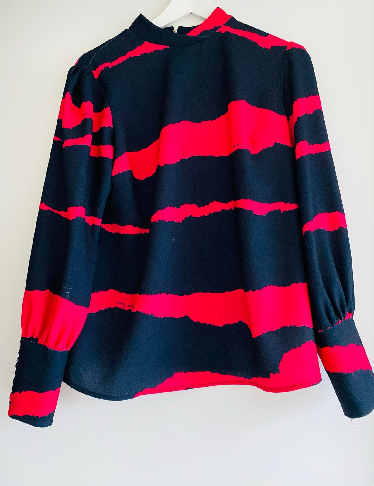Elisabetta Franchi Blouse Maat 38 (IT 44) met Open Rug, Ophalen of Verzenden, Zo goed als nieuw, Maat 38/40 (M), Meerkleurig
