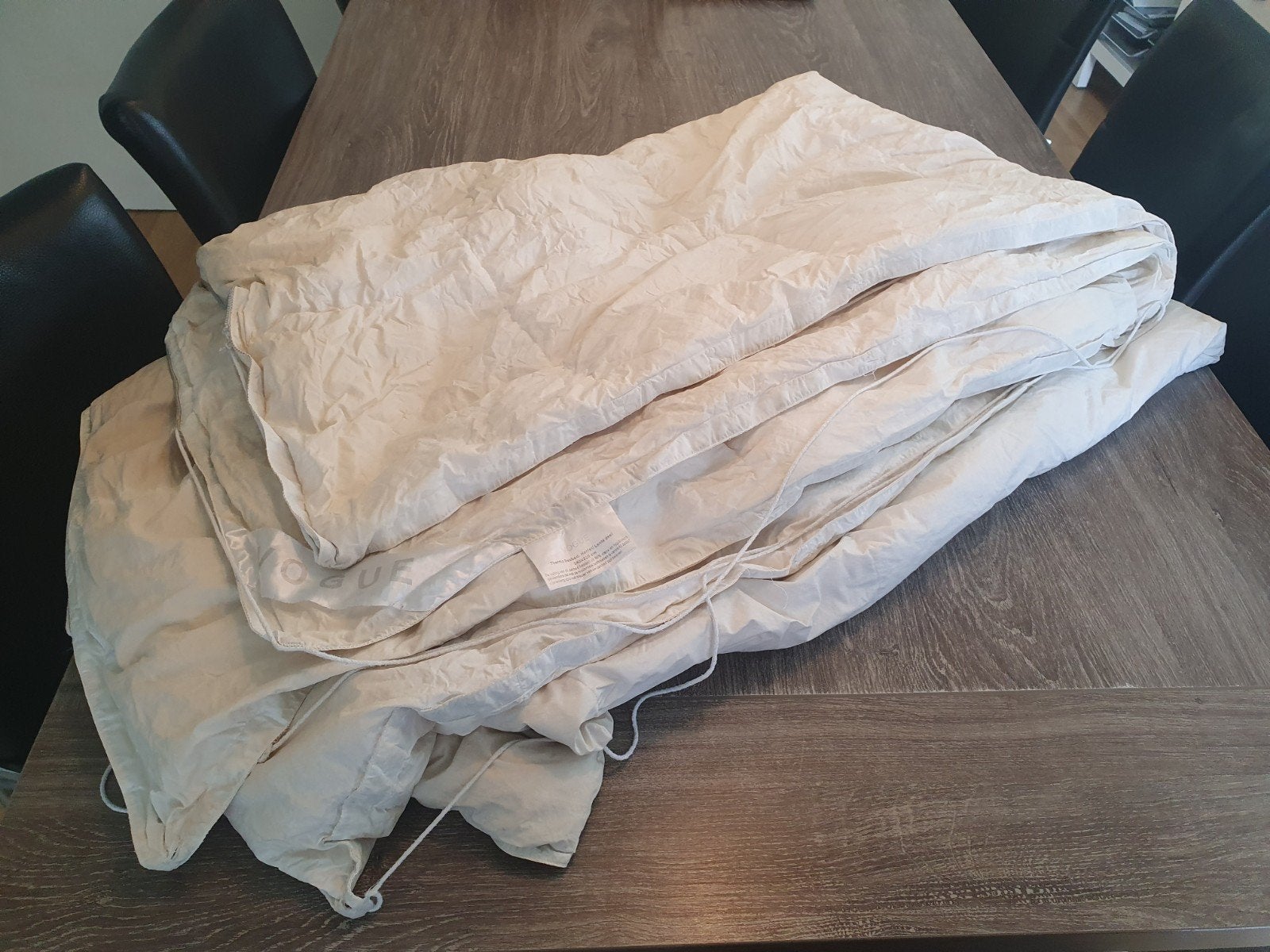 Gratis 2p Vogue Thermo Dekbed 240x220 cm - Gansdons, Ophalen, Gebruikt, Wit, Katoen