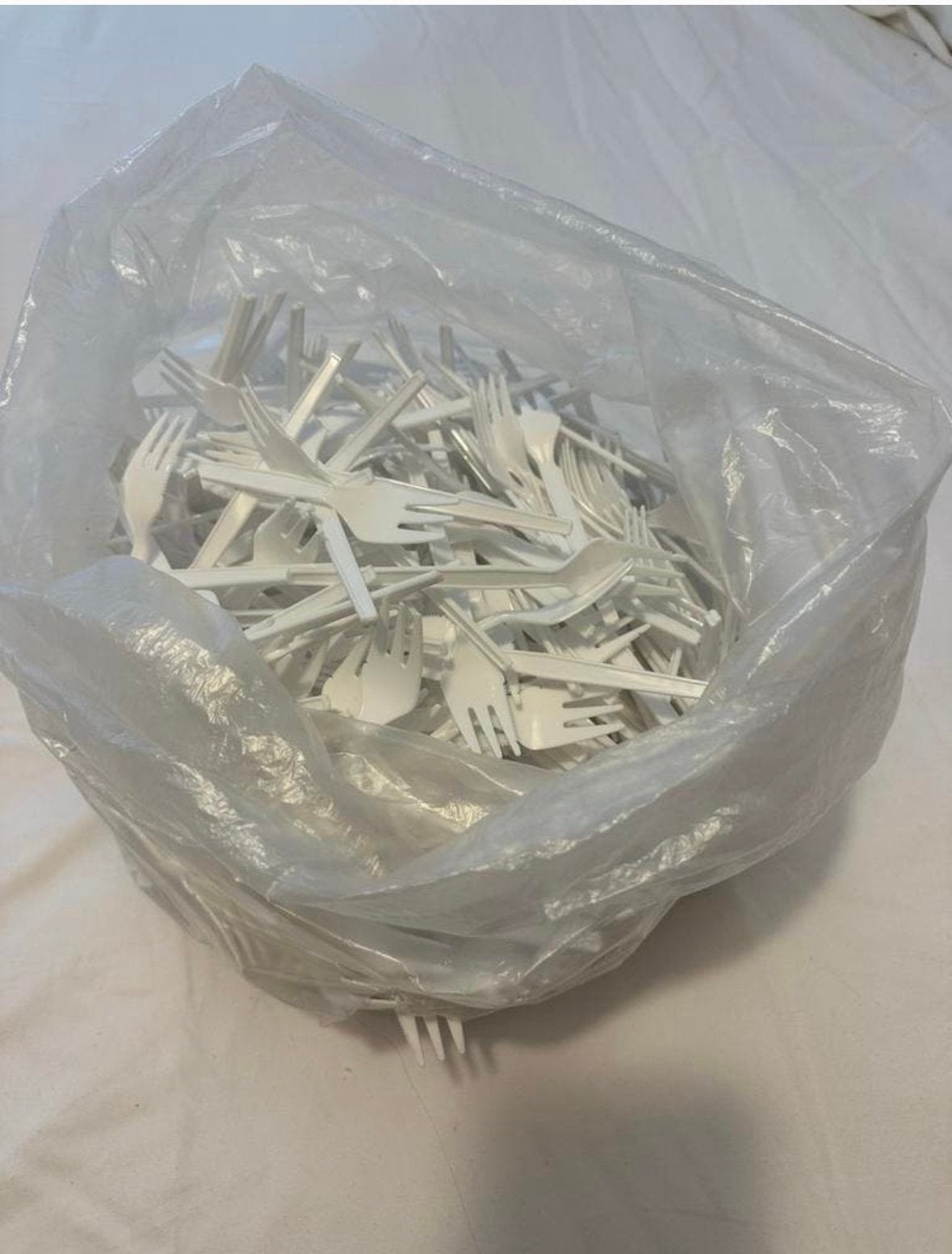 Grote partij snackvorkjes, frietvorkjes met snijrand, 650 st, Ophalen of Verzenden, Nieuw, Overige typen, Overige