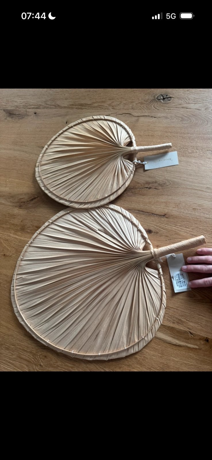 Mooie bali bladeren wanddecoratie, Huis en Inrichting, Ophalen of Verzenden, Zo goed als nieuw