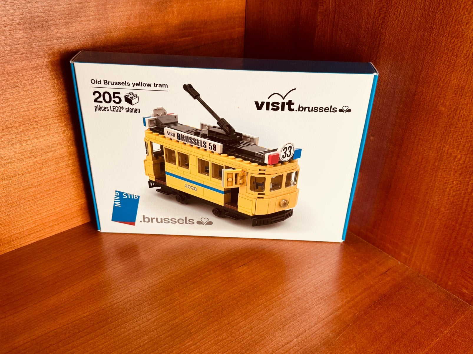 Limited: Lego Old Brussels Yellow Tram Expo 1958 (nieuw), Ophalen, Overige thema's, Lego, Nieuw