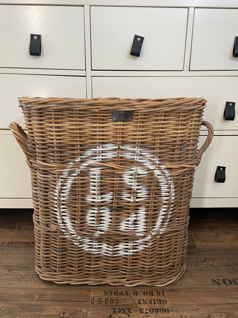Rieten paraplubak van Lifestyle Home Collection, Huis en Inrichting, Woonaccessoires | Paraplubakken, Zo goed als nieuw, Riet