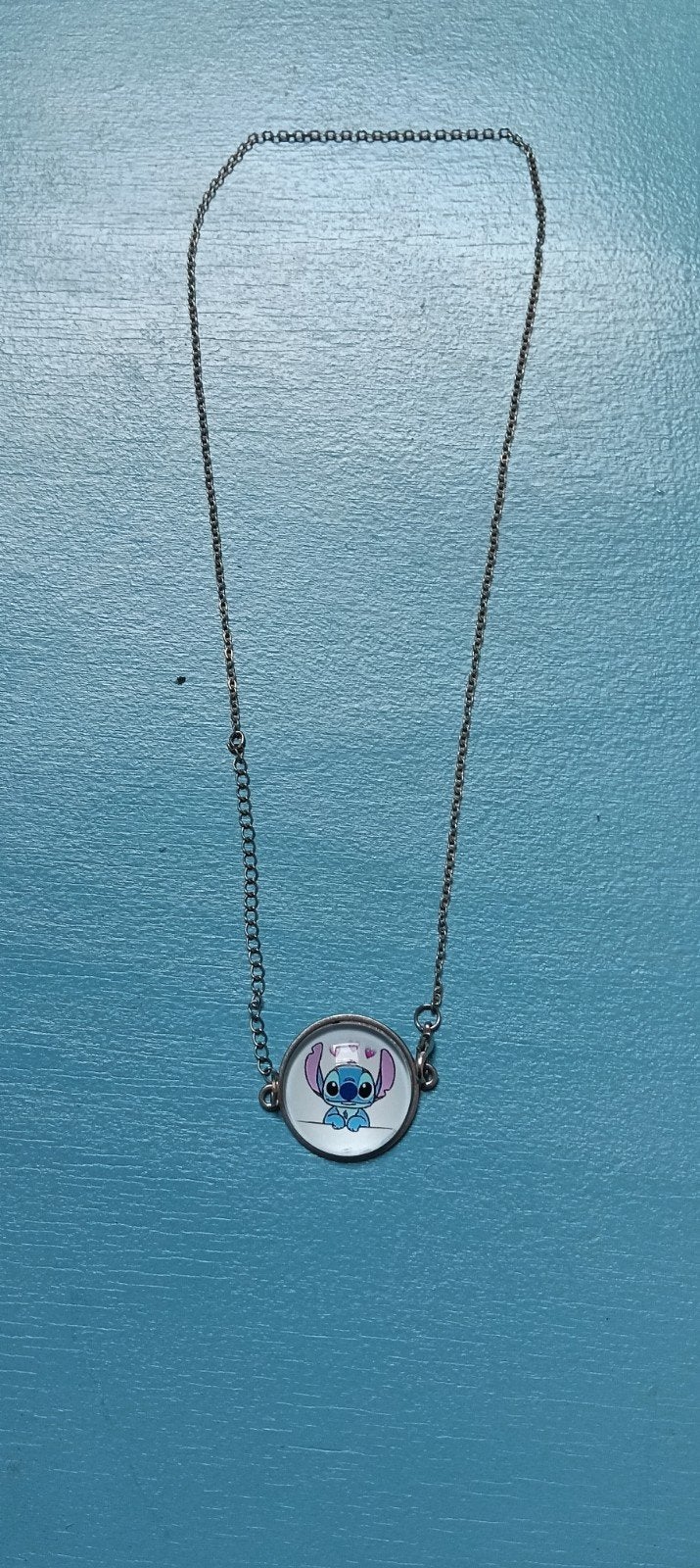 Stitch Ketting, Ophalen, Nieuw, Blauw, Overige materialen