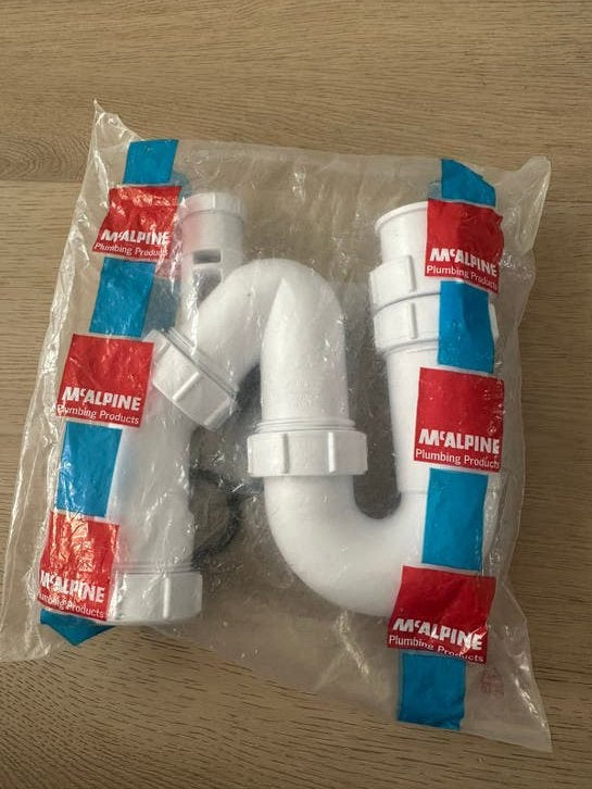 McAlpine sifon / afvoer set 6/4” x 40 mm – nieuw, Ophalen of Verzenden, Nieuw
