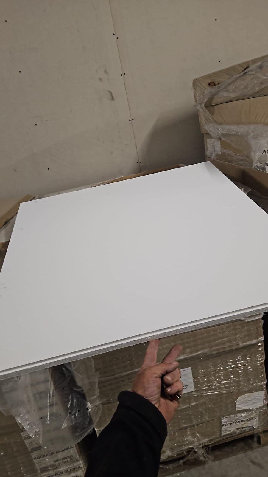 Rockwoll systeem plafond platen isolatie platen, Minder dan 4 cm, Overige materialen, Ophalen of Verzenden, Zo goed als nieuw