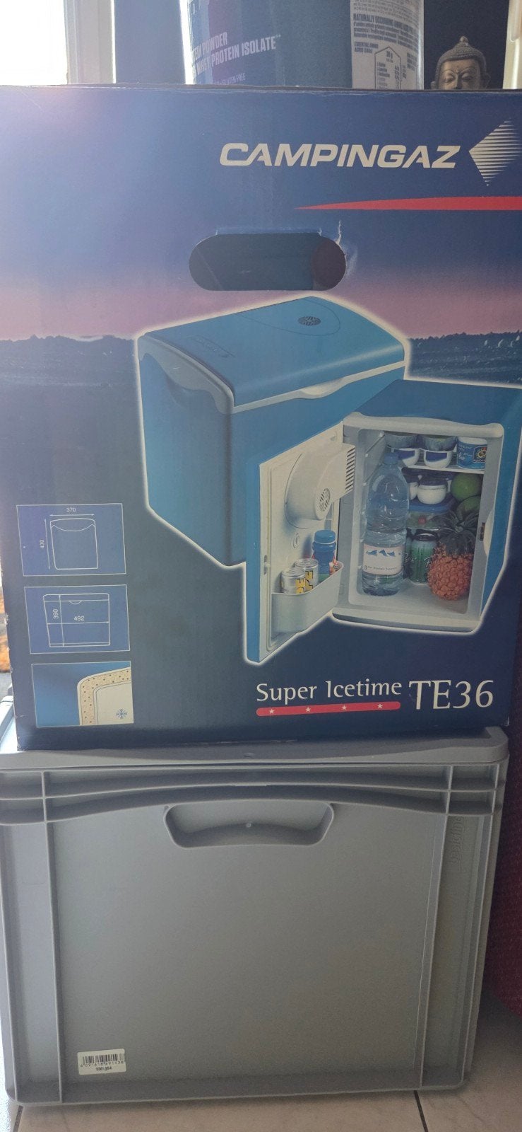 Campina Super Icetime TE36 12V Thermo-elektrische Koelbox, Ophalen, Zo goed als nieuw, Koelbox, Elektrisch