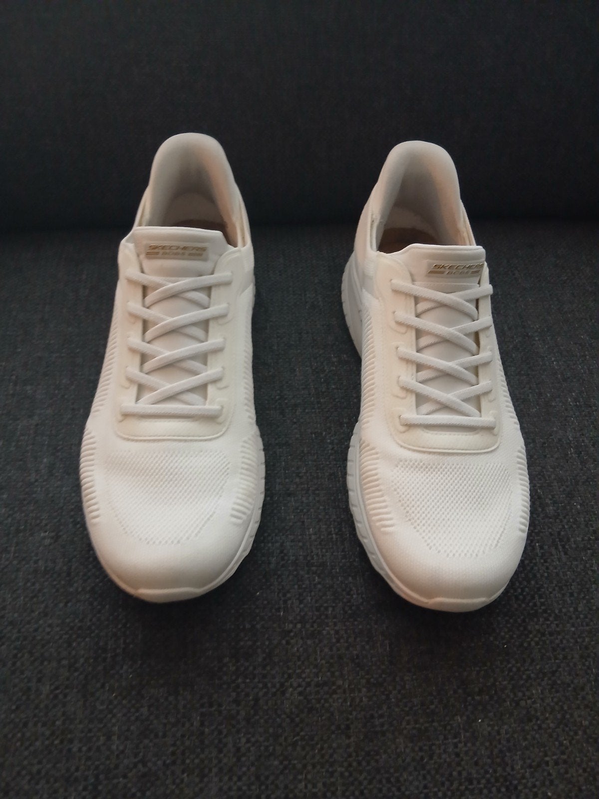Witte Skechers Sneakers - Zo goed als nieuw, Ophalen of Verzenden, Zo goed als nieuw, Wit, Sneakers of Gympen