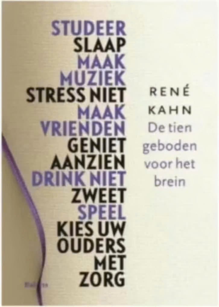 De tien geboden voor het brein (René Kahn), Ophalen of Verzenden, Zo goed als nieuw