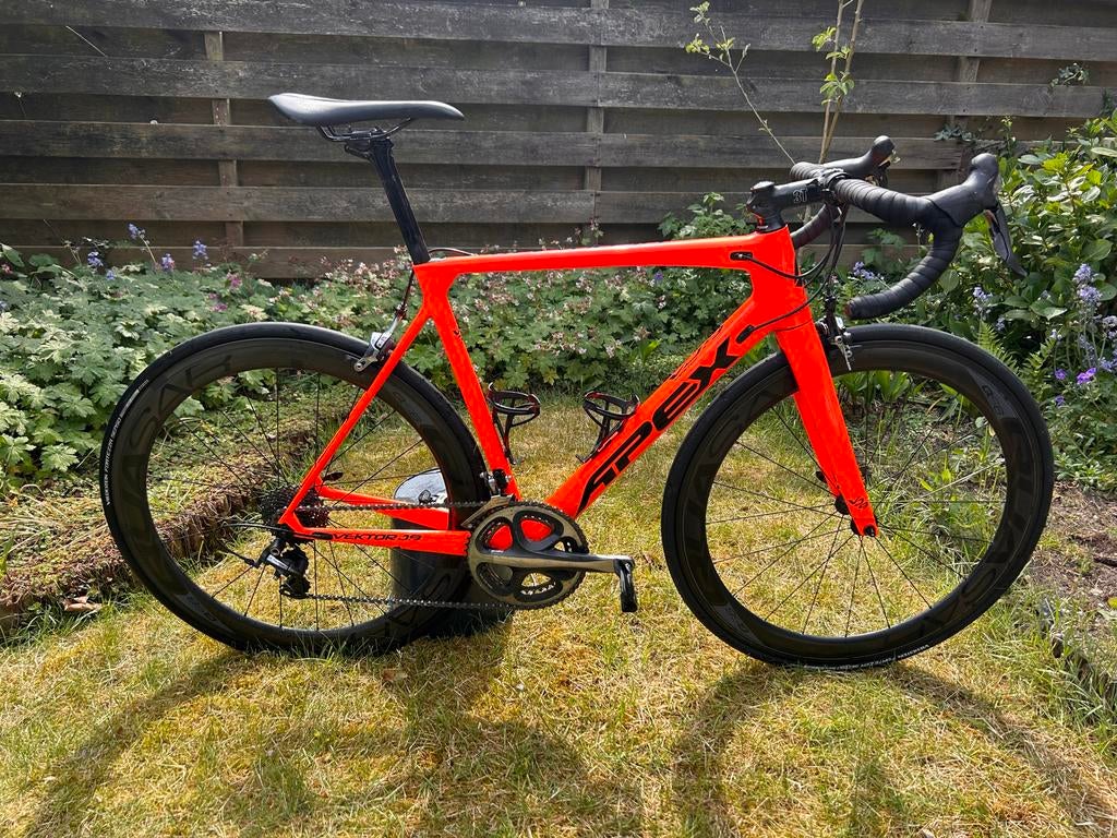 Apex Vector 0.9 racefiets maat 54, Gebruikt, Carbon, Velgrem, Meer dan 20 versnellingen