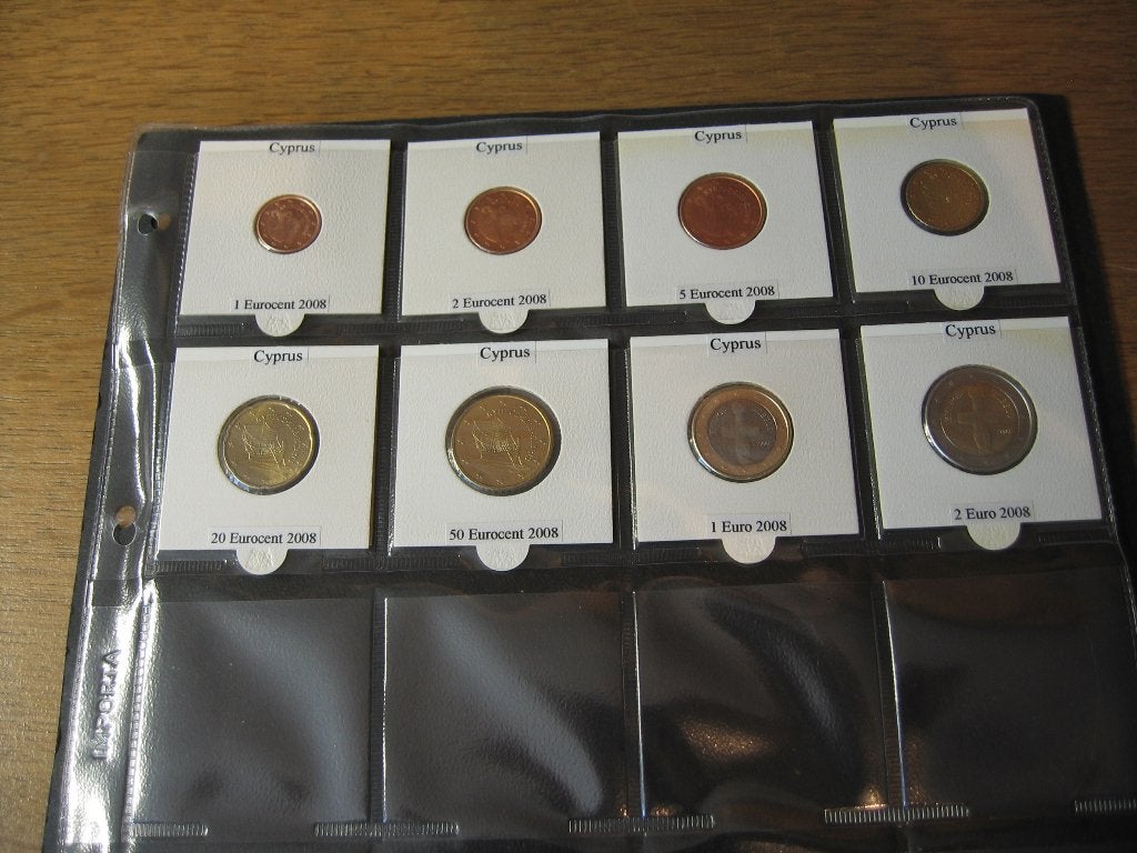 Cyprus, Setje Euromunten 2008 UNC., Ophalen of Verzenden, Cyprus, Overige waardes