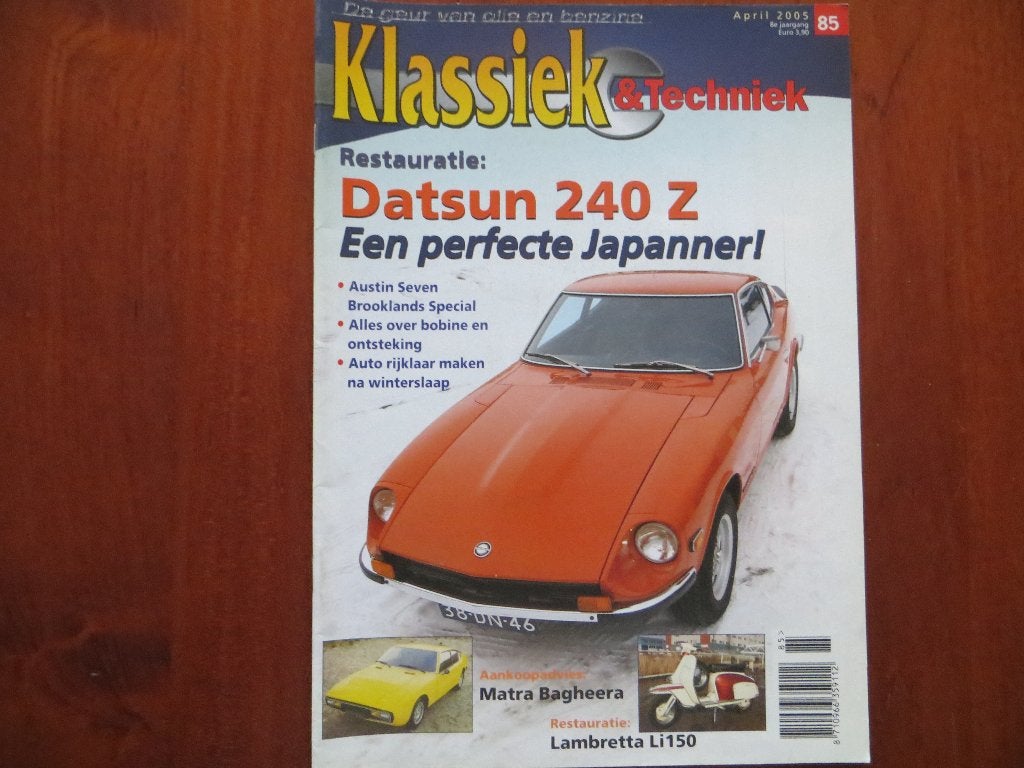 Klassiek & Techniek 85 Datsun 240Z, Matra Bagheera, Austin 7, Ophalen of Verzenden, Nieuw, Overige merken