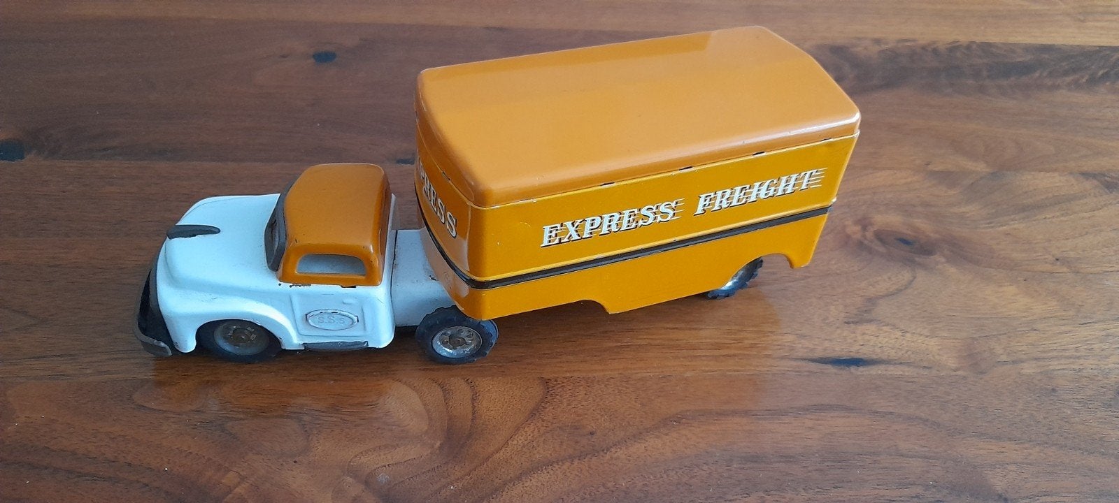 Blikken auto uit de jaren 50 uit Japan zie foto's., Hobby en Vrije tijd, Modelauto's | 1:87, Ophalen of Verzenden, Gebruikt, Auto