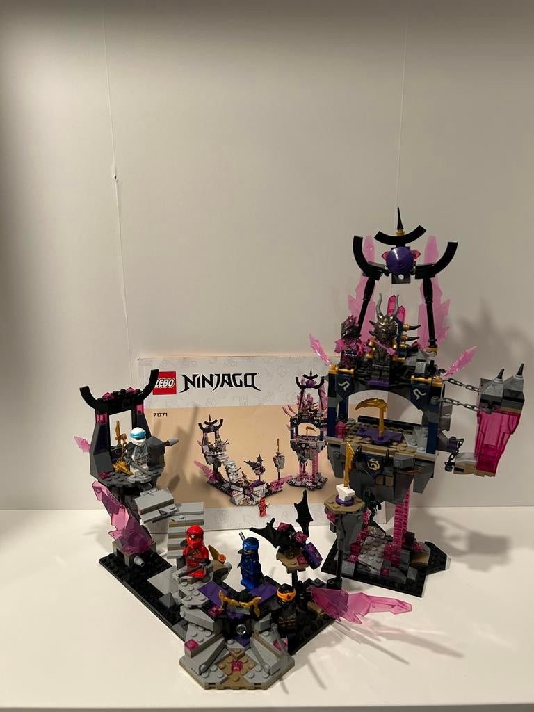 Lego Ninjago 71771 De Tempel van de Kristalkoning (95% compl, Inclusief minifiguren, Lego, Ophalen of Verzenden, Zo goed als nieuw