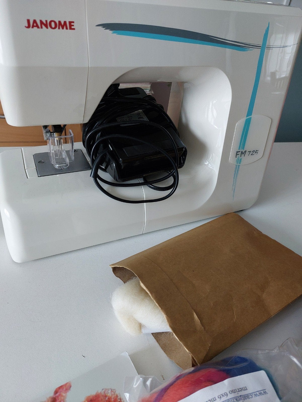 JANOME punchmachine 725, Ophalen of Verzenden, Zo goed als nieuw, Lockmachine, Overige merken