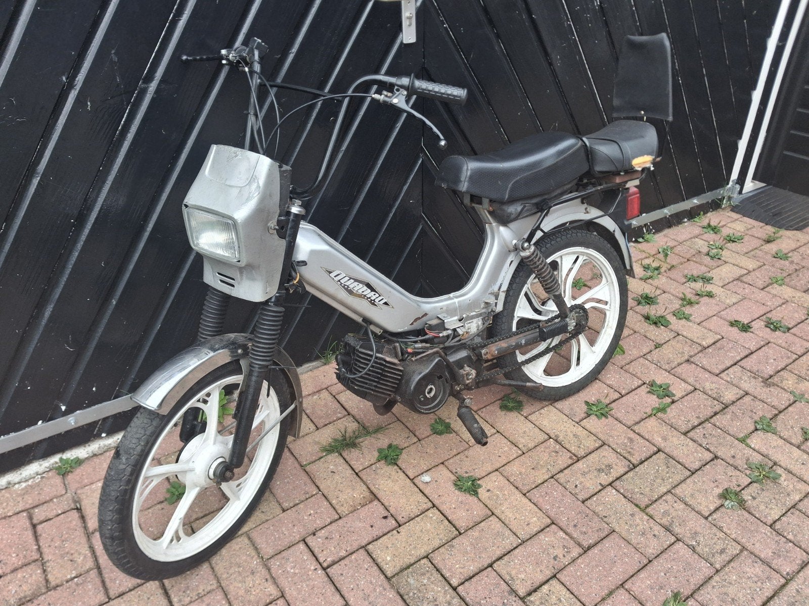 Tomos Quadro blauw kenteken, Fietsen en Brommers, Ophalen, Gebruikt, 2 versnellingen, Quadro