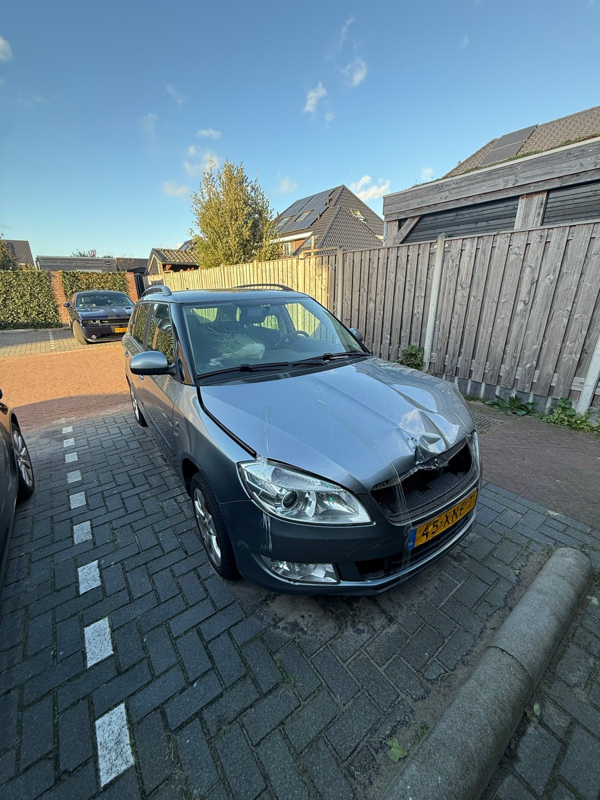 Skoda Fabia 1.2 TDI 55KW Greenline Combi 2012 Grijs, Auto's, Voorwielaandrijving, 1199 cc, Origineel Nederlands, Stationwagon