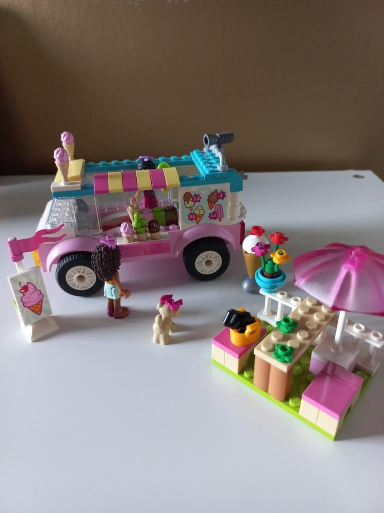 Lego Friends IJswagen - Complete Set, Ophalen of Verzenden, Zo goed als nieuw, Complete set, Lego