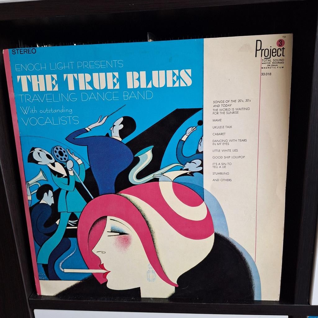 Traveling Dance Band LP - The True Blues, Ophalen of Verzenden, Gebruikt, 12 inch