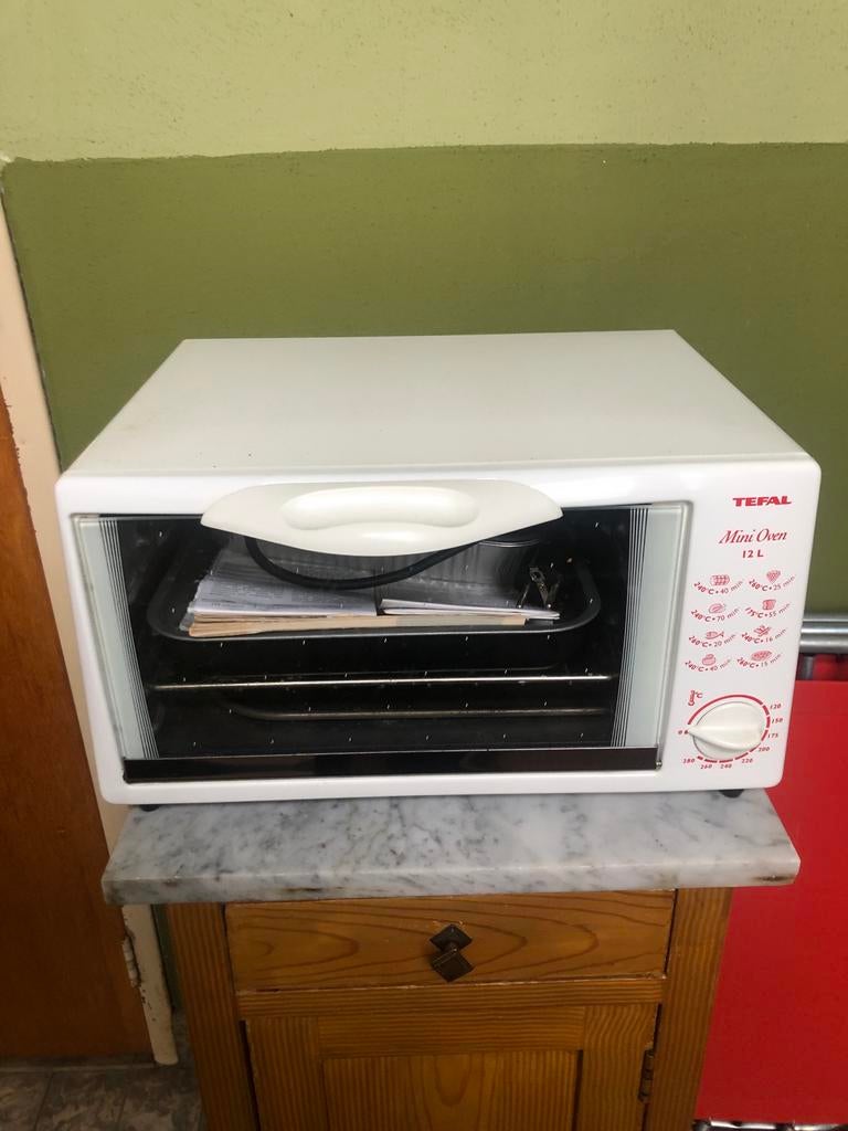 Tefal Mini Oven 12L - Compacte Oven met Grill, Witgoed en Apparatuur, Ovens, Ophalen, Minder dan 45 cm, Gebruikt, Hete lucht