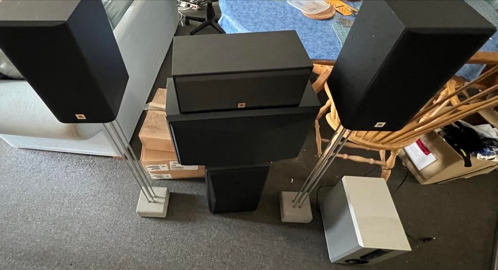 Passieve JBL, Bose, Kenwood, JVC Speaker & Onkyo AV, Audio, Tv en Foto, Home Cinema-sets, 70 watt of meer, Overige spelers, Ophalen