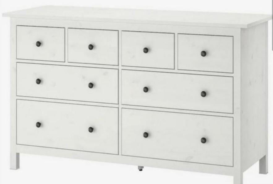 Ikea Hemnes ladekast 160cm breed met 8 lades, Huis en Inrichting, Kasten | Dressoirs, Ophalen, 150 tot 200 cm, Scandinavisch, Grenenhout