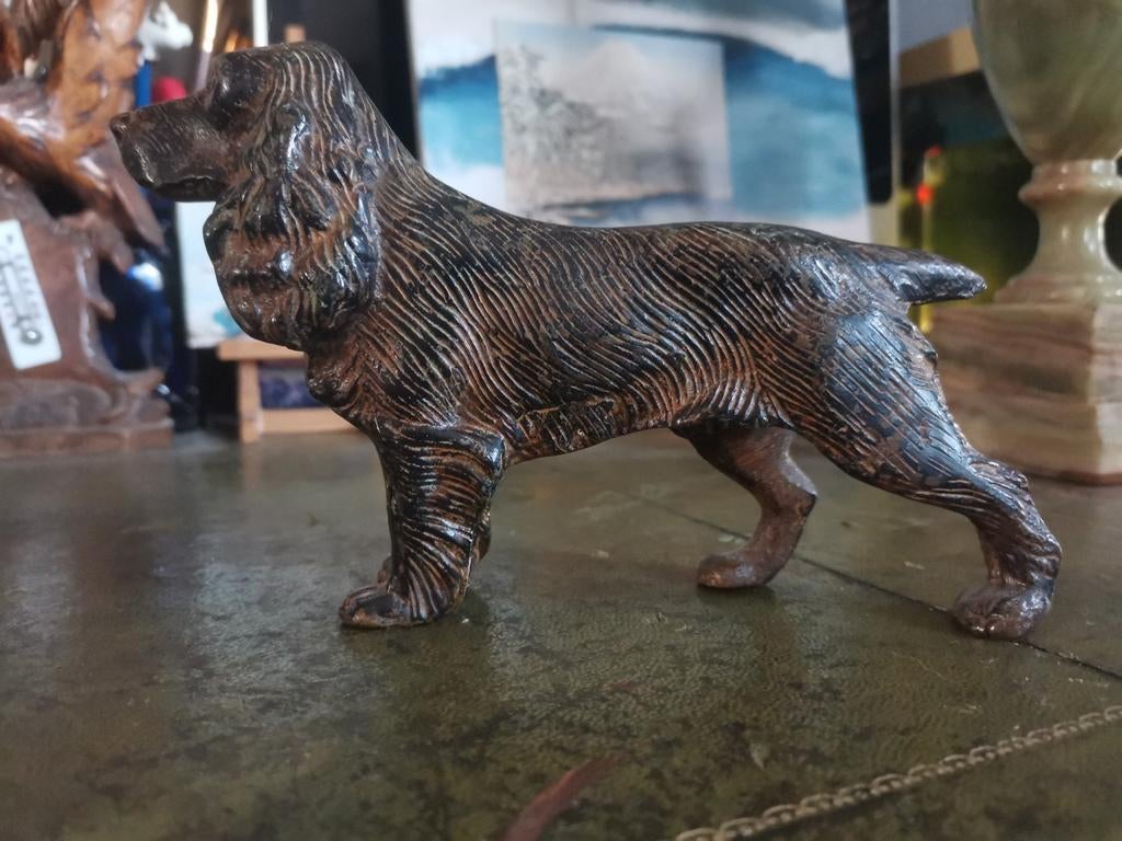 Vintage Cocker Spaniel Beeld, Ophalen of Verzenden
