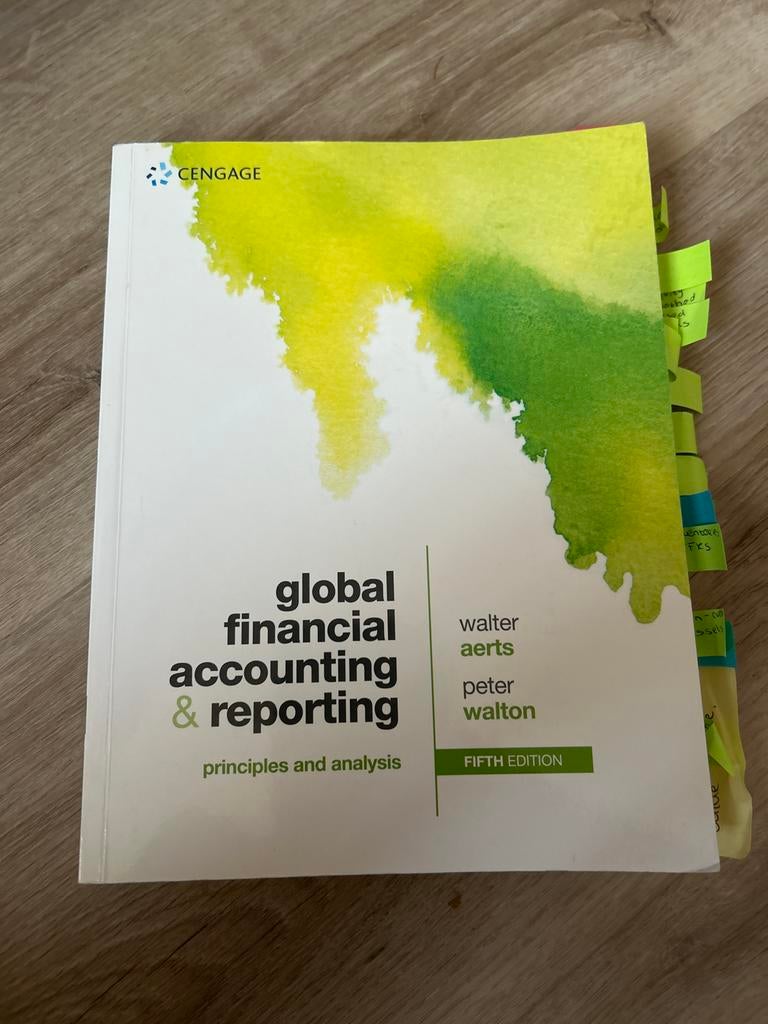 Global Financial Accounting - Aerts & Walton, Ophalen of Verzenden, Beta, Gelezen, HBO