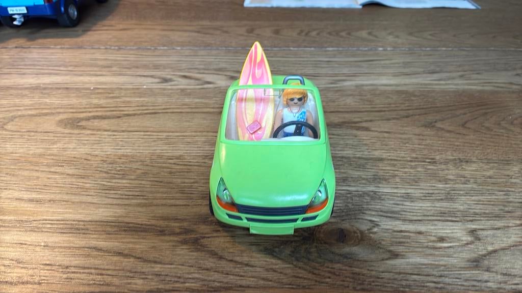 Playmobil carbrio met surfer 6069, Ophalen of Verzenden, Zo goed als nieuw, Complete set