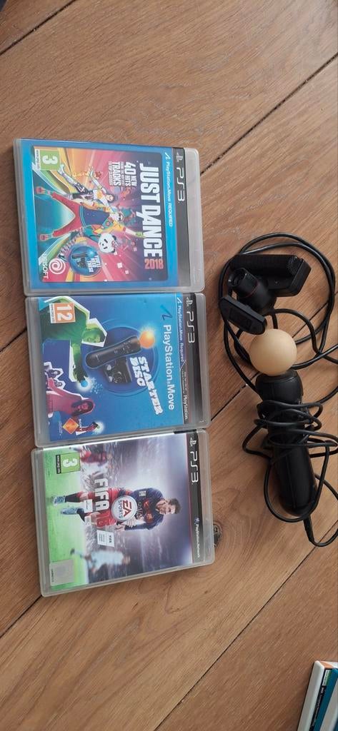 PS3 Games & Move Set - Just Dance, FIFA, Starter Disc, Gebruikt, 2 spelers, Eén computer, Ophalen of Verzenden